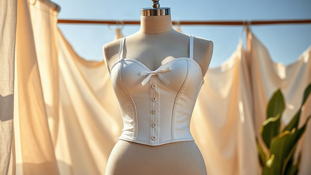 Le Meilleur Corset pour Femme en Été au Canada en 2026 Corset stylé pour femme en été, confectionné avec des tissus légers.